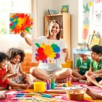 How babysitters encourage creativity in kids